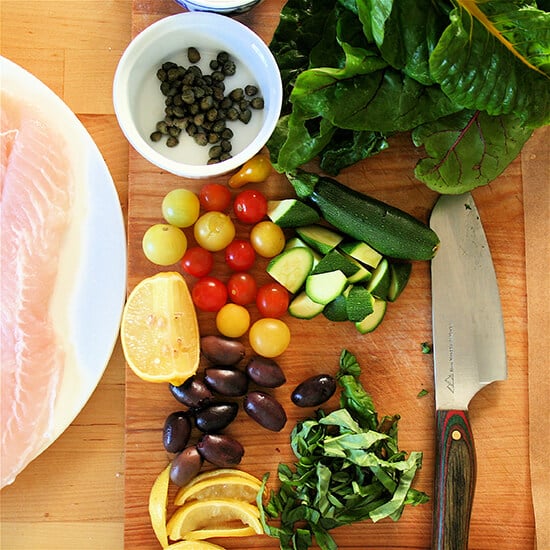 fish en papillote 鱼在卷发纸