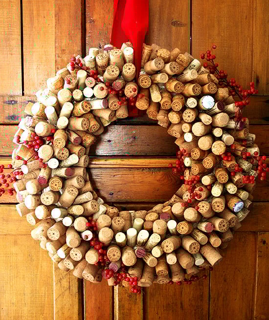 cork wreath 软木花环