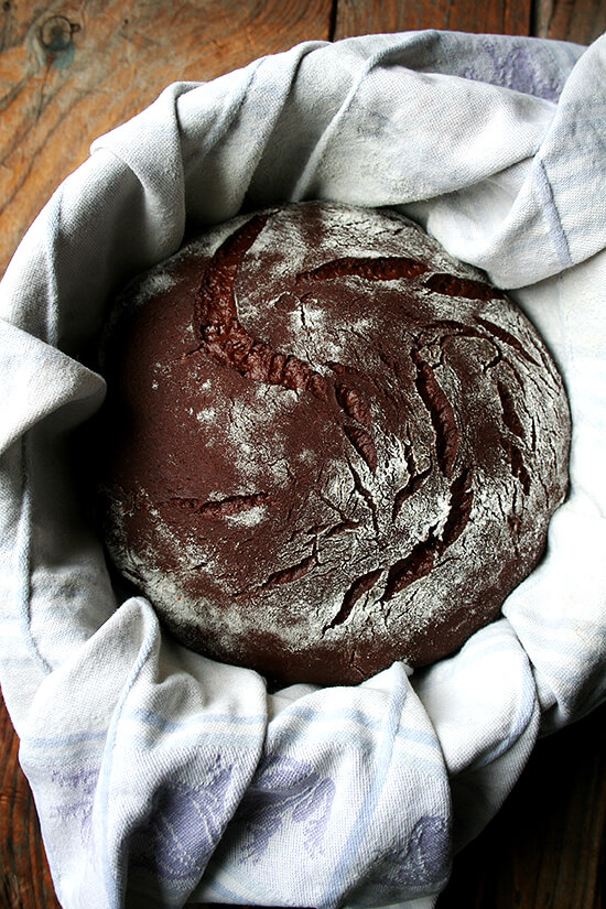 chocolate bread, rising 巧克力面包,