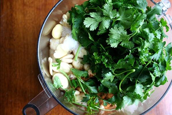 falafel ingredients in cuisinart 沙拉三明治的食材