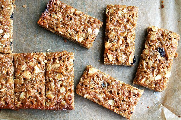 cut granola bars