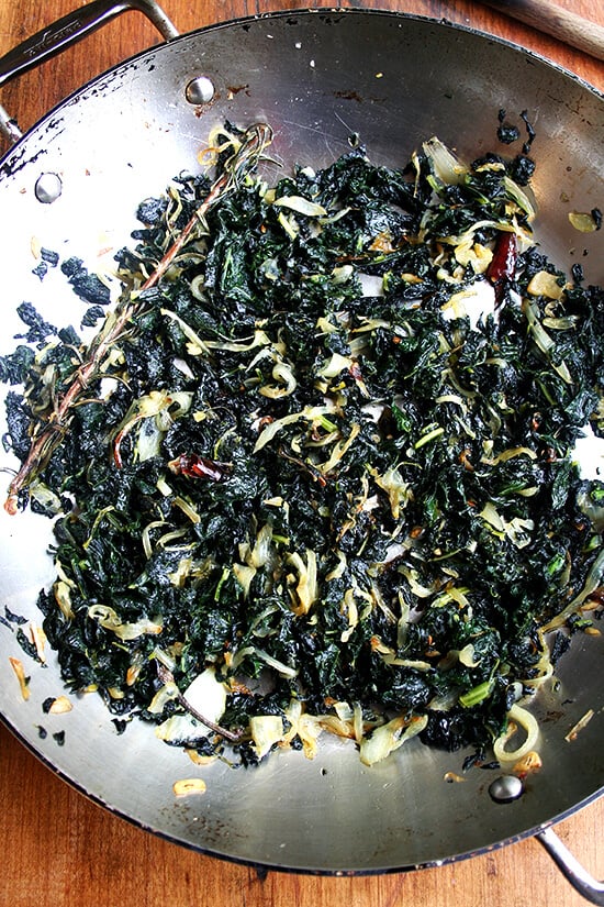 slow cooked Tuscan kale 慢煮托斯卡纳羽衣甘蓝