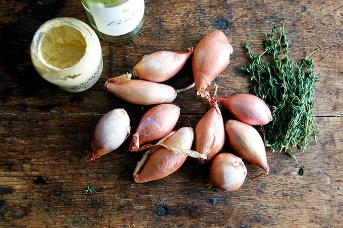 芥末、青葱、百里香