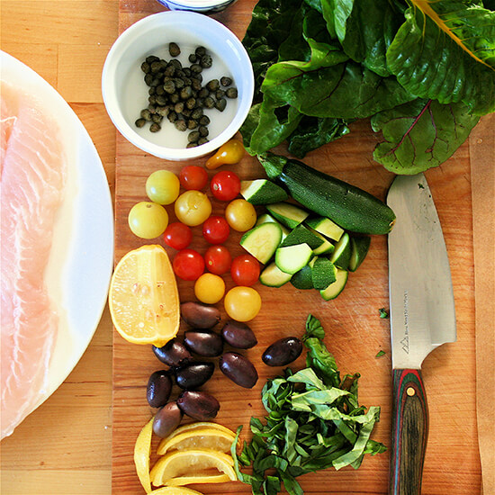 fish en papillote 鱼在卷发纸