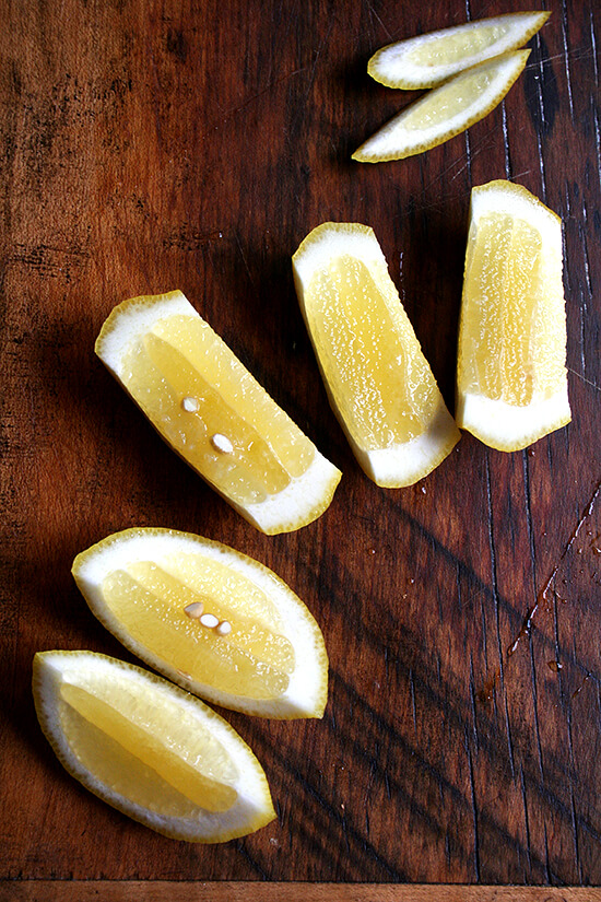 lemon slices 柠檬片