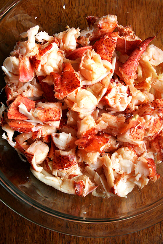 lobster meat 龙虾肉