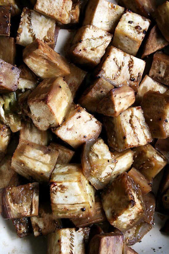 roasted eggplant