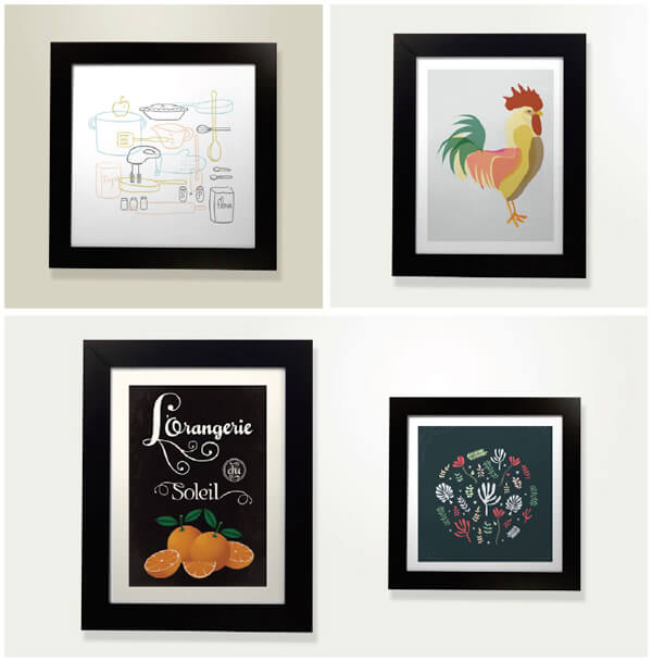 art prints for the foodie, by minted 艺术打印的美食家,铸造