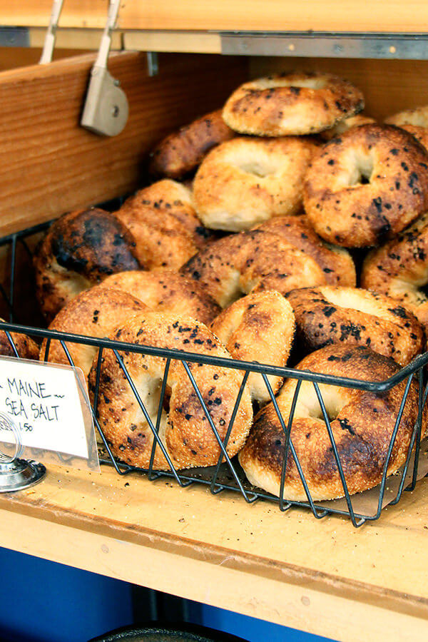 缅因州海盐百吉饼