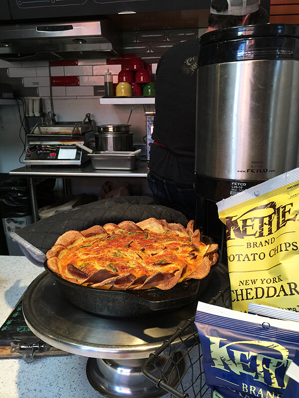 菜肉馅煎蛋饼的法利