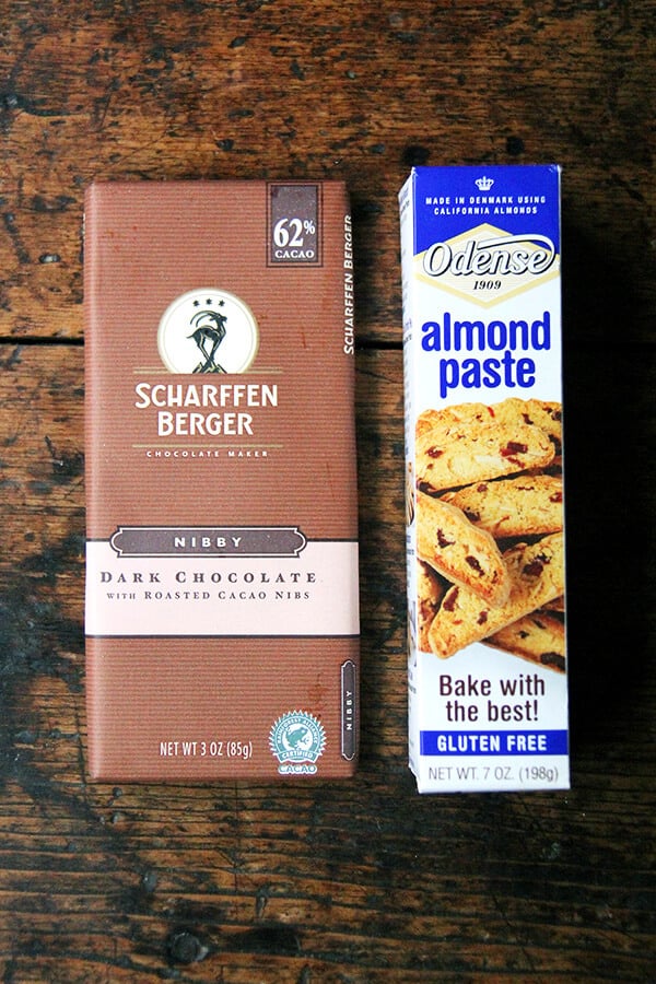 巧克力、杏仁糊