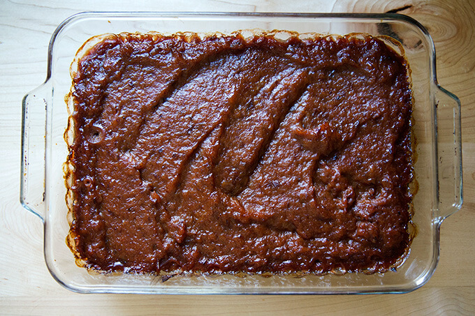 apple-date黄油,煮熟