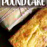 刚刚烤orange-ricotta磅蛋糕。