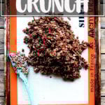 一个自制的可可紧缩平底锅。