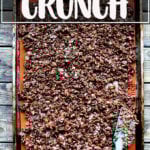 一个自制的可可紧缩平底锅。