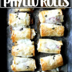 香肠和波萝伏洛干酪蛋糕卷板。