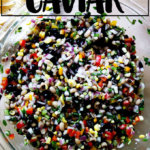 一碗德州鱼子酱。