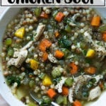 一碗鸡肉汤面。