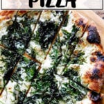 羽衣甘蓝披萨披萨皮。