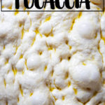 生酵母佛卡夏面包。