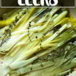 炖韭菜的平底锅