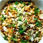 泰国沙爹一碗沙拉。