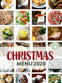 圣诞节最爱食物的蒙太奇。