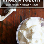 一碗真正的冷冻酸奶。