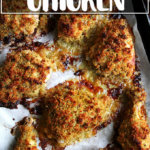 一碗mustard-roasted鸡。