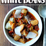 一碗煲锅gigante bean。