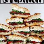 佛卡夏的栈板三明治。