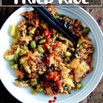 一碗泡菜炒饭。